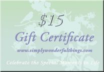 On-Line $15 Gift Certificate