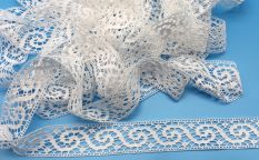 Simply Wonderful Things Beautiful 1.5 Inch wideVintage Lace Galloon Beading