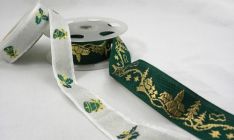 Vintage Christmas Ribbon from Switzerland, $3.55 a yard.