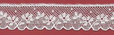 3/4" French-made Lace Edging, $5.30