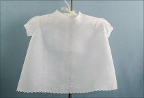 Beautiful White 100% Cotton Vintage Baby Dress