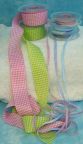Gingham Ribbon, in two sizes