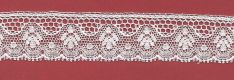 5/8 inch white or ivory lace edging, $5.10 a yard