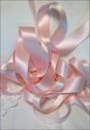 #3 Pink Silk Satin Ribbon - various widths