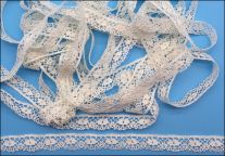 1/2 inch Vintage Ecru Cotton Lace Edging - by the yard