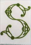 Celtic Style, Single Color Monogram