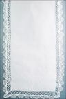 SALE! 54" Cluny Lace Trimmed Embroidered Table Runner